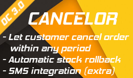 Cancel order by customer conditionally - OC 3