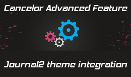 Cancelor integration with jounal2 theme