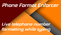 Telephone Field Format Enforcer