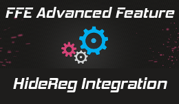 FFE3 Integration with HideReg