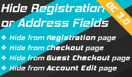 Hide Registration Fields - OC3