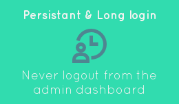 Admin long login - token in cookie