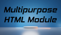 Multipurpose supercharged HTML module | Opencart 3