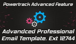 Powertrack integration with "advanced professional email template"