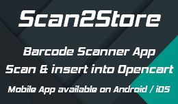 Scan2Store: Barcode scanner + Mobile App + stock management