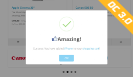 Add to cart beautiful popup - oc3