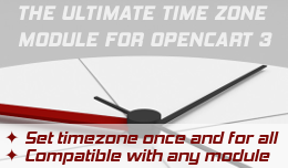 TimeZone Setting for Opencart 3 (Bonus:Set orders time h:m)