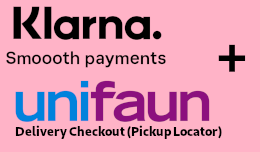 Klarna integration with Unifaun DeliveryCheckout (Pickup locator)